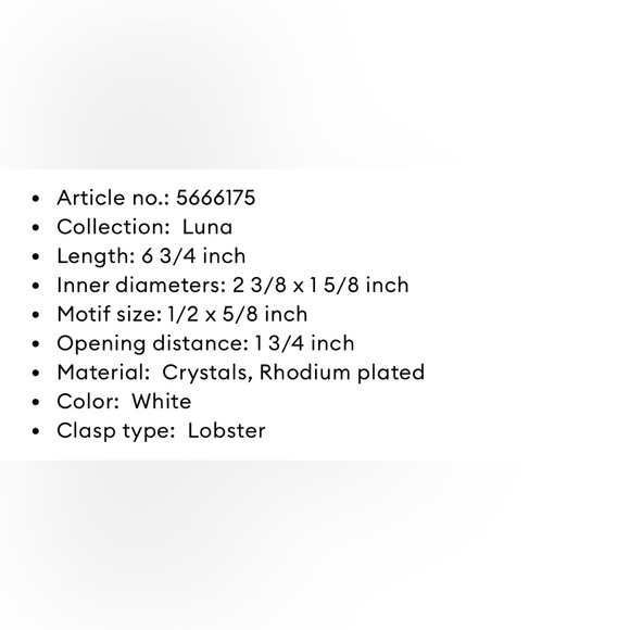 SWAROVSKI LUNA CRYSTAL MOON BANGLE - Picture 3 of 3